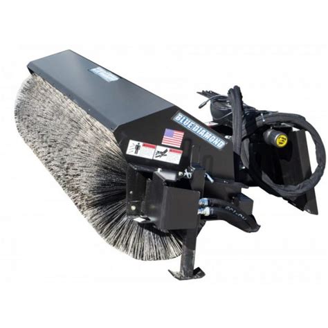 blue diamond skid steer sweeper|blue diamond skid steer attachment.